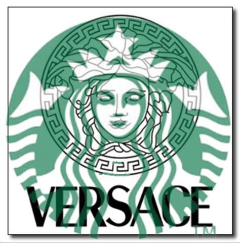 versace and starbucks logo|Versace logo example.